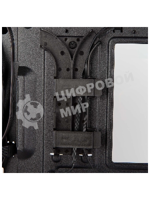 Компьютерный корпус Hiper PB81 черный без БП ATX 3x120мм 2xUSB2.0 2xUSB3.0 audio bott PSU