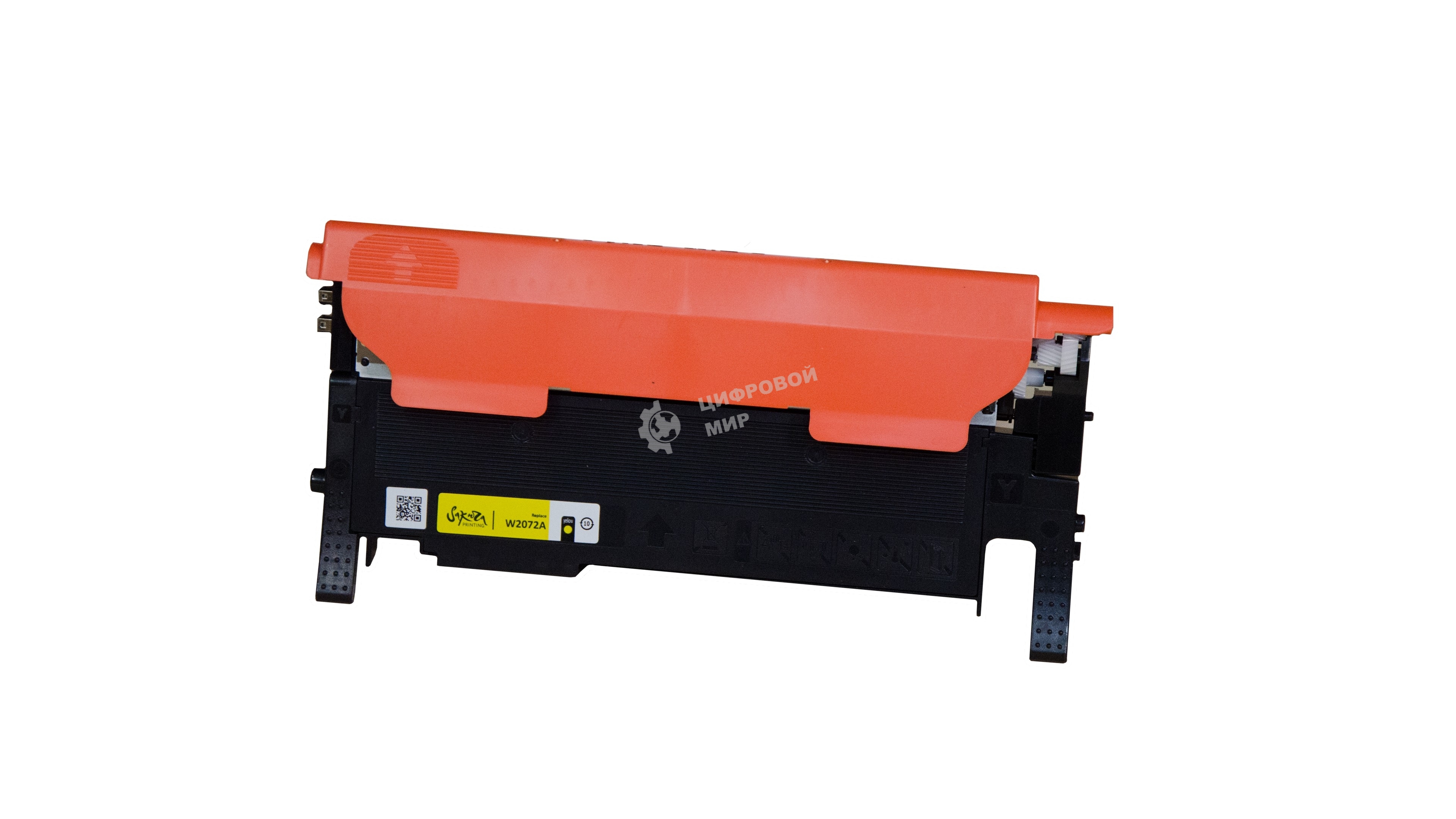 Картридж Sakura W2072A для HP, желтый, 700 к.