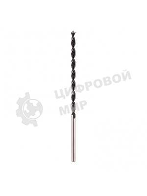 Сверло по дереву Сибртех, 10х300 мм, цилиндрический хвостовик