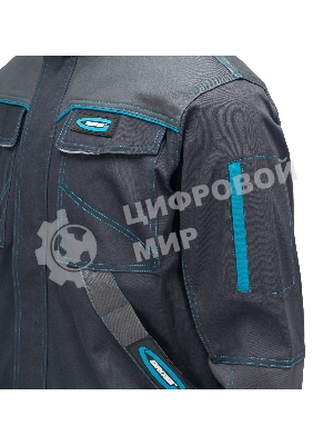 Куртка профессиональная рабочая, 97% хлопок 3% спандекс, XXL Gross