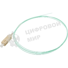 Кабель Pigtail LANMASTER LAN-PIG-SC/OM3-1.5 1.5x50/125 OM3 SC 2м ПВХ белый