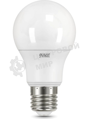 Лампа светодиодная Gauss 23217A LED Elementary A60 7W E27 520lm 2700K 1/10/100 0