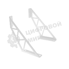 Кронштейн Rexant в стиле лофт для крепления полок, настенный, белый