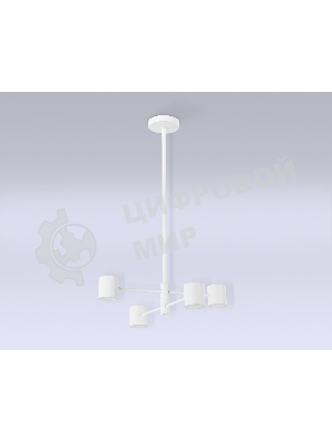 Подвесной светодиодный светильник Ambrella light FL51705/4 WH белый 3000K/4200K/6400K 20W D500*780 (Без ПДУ)