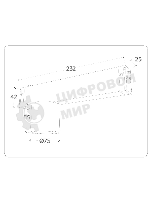 Управляемый светодиодный светильник для шинопровода Magnetic Ambrella light GL1241 WH белый IP20 7W 3000K-6400K 220V 24° D75*85 (Без ПДУ)