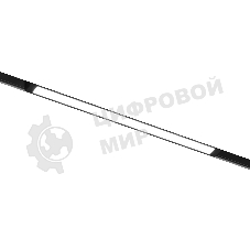 Трековый линейный светильник Ambrella light GL8045 BK черный IP20 18W 3000-6000K 220V 120° 410*25*41