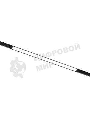 Трековый линейный светильник Ambrella light GL8045 BK черный IP20 18W 3000-6000K 220V 120° 410*25*41