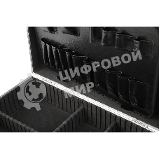 Ящик для инструмента FIT 65630алюминиевый (43 x 31 x 13 см) (черный)