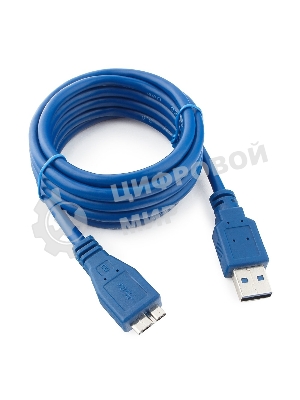 Кабель USB 3.0 для соед. 1.8м А-microB (5 pin) PRO позол.конт., пакет
