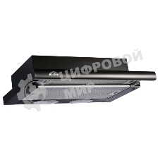 Вытяжка встраиваемая Elikor Интегра 60П-400-В2Л черный, 60 см, 400 куб. м/ч, 55 дБ