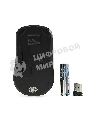 Мышь беспроводная Crown CMM-932W черный, 1000 dpi, радиоканал, USB, кнопки - 3