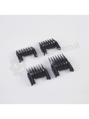 Набор для стрижки Galaxy Line GL 4155, черный с серебристым, лезвия из японской нержавеющей стали, индикатор работы и заряда, время непрерывной работы 45 мин, 4 насадки–расчески (3, 6, 9, 12 мм), эргономичный дизайн