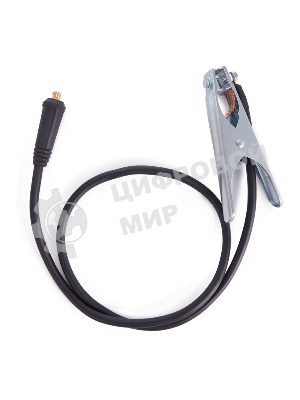 Сварочный кабель с клеммой заземления Rexant 25 мм² 300 А СКР 10-25 3 м