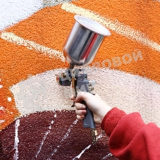 Краскопульт пневматический с верхним бачком DEKO DKSG01 500 мл, металл 018-1100