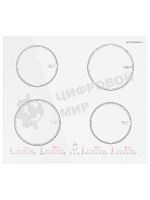 Индукционная варочная панель Maunfeld CVI594SWH, конфорок: 4 шт., стеклокерамика, независимая, белый