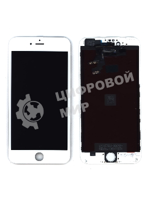Дисплей Amperin для Apple iPhone 6 Plus в сборе с тачскрином (IPS), белый