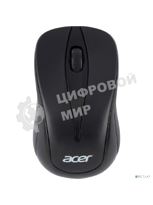 Мышь беспроводная Acer OMR131 черный, 1000 dpi, радиоканал, USB, кнопки - 3