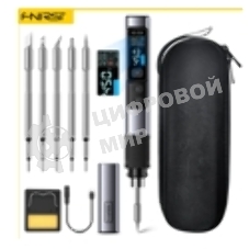 Комплект - паяльник Fnirsi HS02A + 5 наконечников + кабель