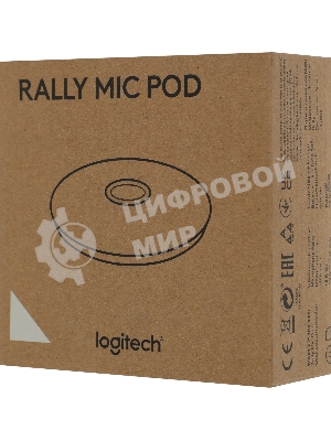 Микрофон Logitech Microphone for Rally ConferenceCamMic Pod Off белый