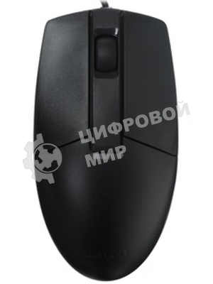 Мышь проводная A4Tech OP-330 черный, 1200 dpi, USB, кнопки - 3