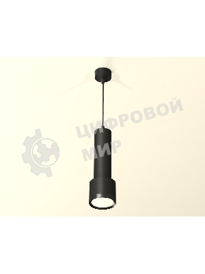 Светильник Ambrella Light XP8111001 SBK/PBK черный песок/черный полированный GX53 (A2302, C6356, A2101, C8111, N8113)