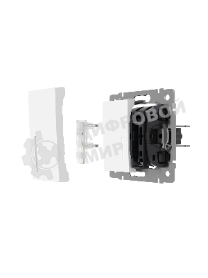 Блок LED подсветки для выключателя Werkel 2 шт. W8010101 (белый)