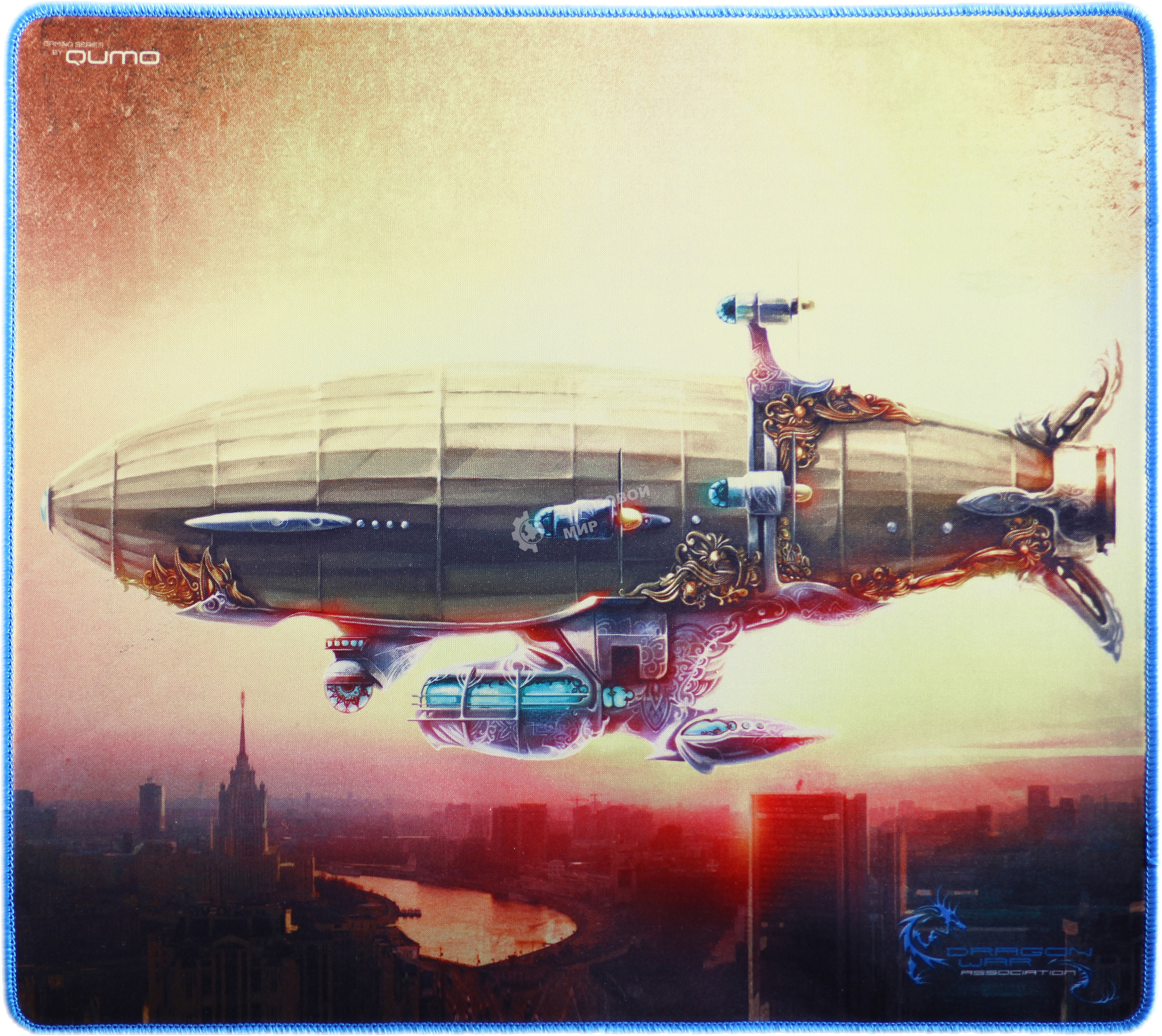 КоврикQumo Moscow Zeppelin для мыши, 400x355x3