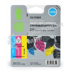 Картридж струйный Cactus CS-CH564 №122XL многоцветный (18 мл.) для DeskJet 1050/2050/2050s