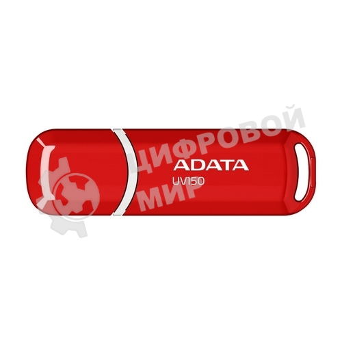 Флешка USB ADATA UV150 (AUV150-32G-RRD), 32Gb, USB 3.0, R/W 35/10, красный
