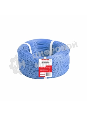 Провод ПГВА Rexant 1х1.00 мм², Cu, синий, бухта 200 м