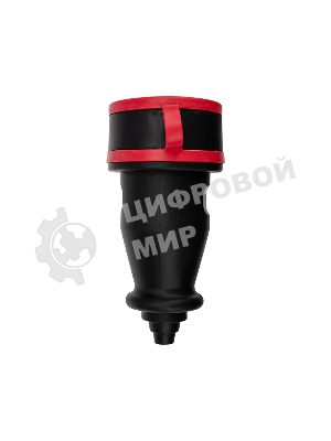 Розетка переносная влагозащищенная Rexant с крышкой, 3Р+РЕ, 32 А, IP44, каучук