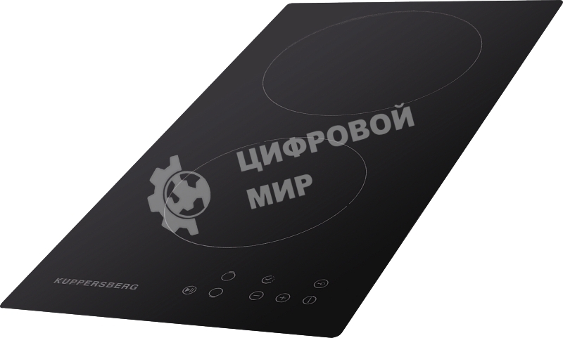 Электрическая варочная панель Kuppersberg ECO 301/ширина 30 см, 2 зоны ускоренного нагрева HI-Light, сенсорное управление, 3 цифровых дисплея, 9 уровней мощности, таймер, автоматика закипания, автоотключение, защита от детей, индикаторы остаточного тепла,