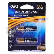 Батарея Deli E18504 AAA (2шт) блистер
