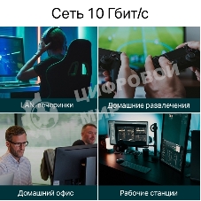 Коммутатор TP-Link 5-port Desktop 10G Unmanaged Switch, 5 100/1G/2.5G/5G/10G RJ-45 ports, Fanless design