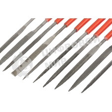 Набор надфилей Matrix, 180 х 5 мм, 10 шт., пластиковые рукоятки