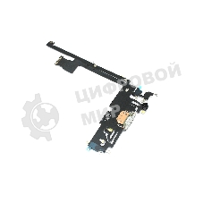 Шлейф с разъемом зарядки и микрофоном для Apple iPhone 12 Pro Max, белый