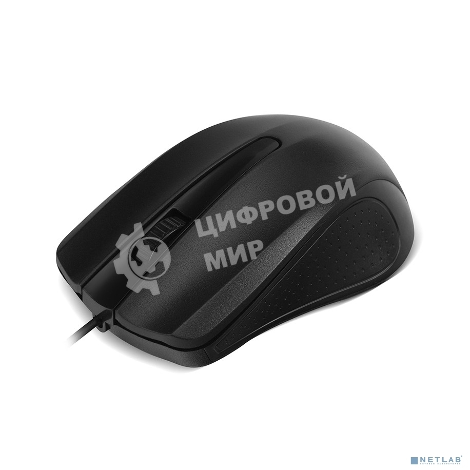 Мышь проводная CBR CM 103 черный, 1000 dpi, USB, кнопки - 3