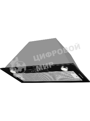 Вытяжка встраиваемая Kuppersberg Inlinea 70 BX черный/нержавеющая сталь, 70 см, 1300 куб. м/ч, 41 дБ