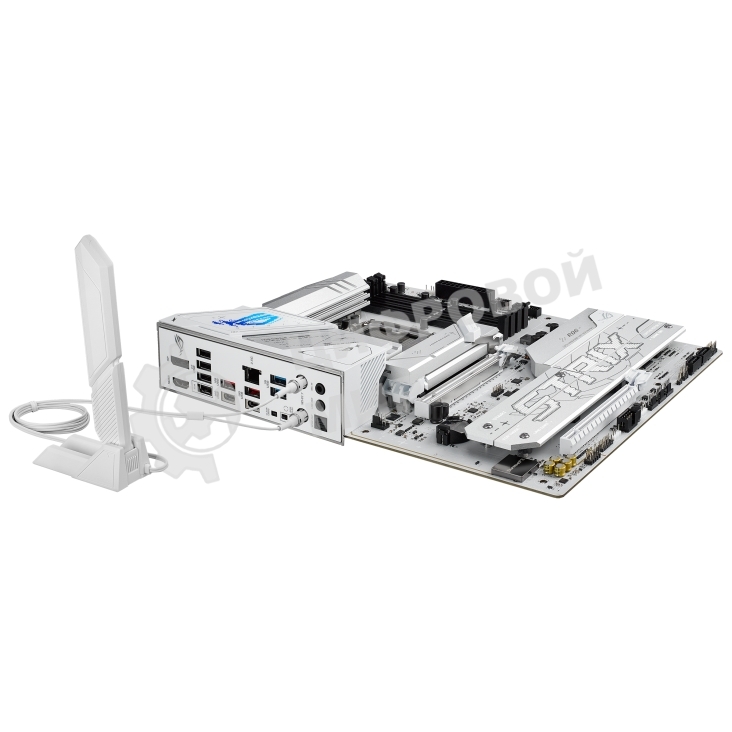 Материнская плата ASUS ROG STRIX B860-A GAMING WIFI, LGA1851, Intel B860, 4xDDR5, 4xSATA, 4xM.2, 2xPCIe 5.0 x16, 1xDP, 1xHDMI, 1x2.5Gb LAN, Wi-Fi, Bluetooth, 4xUSB 2.0, 2xUSB 3.2 Gen 1, 3xUSB 3.2 Gen 2, 1xUSB 4, 2xUSB-C, 3x3.5 мм, 7.1, ATX