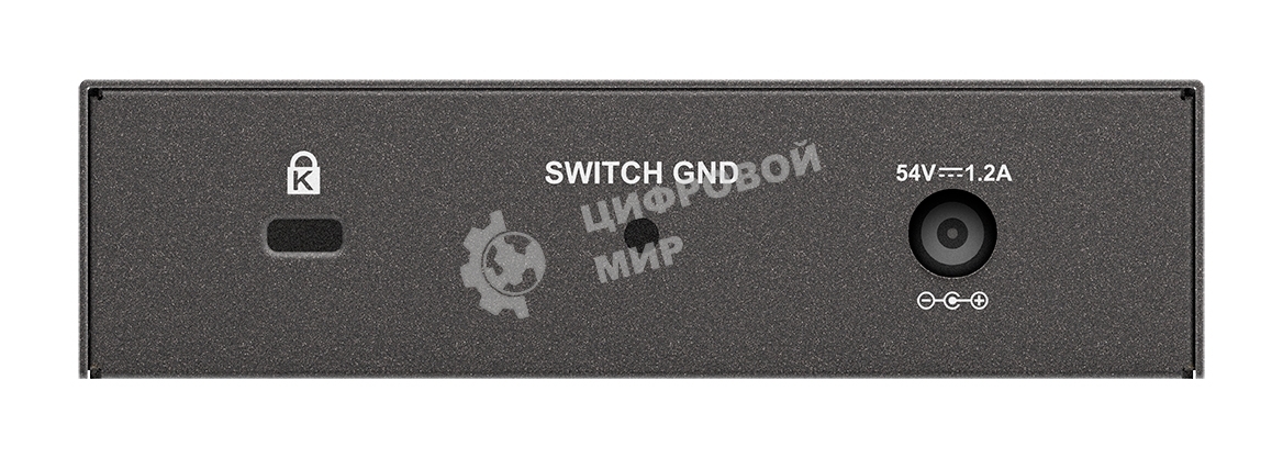 Коммутатор неуправляемый D-Link DGS-1005P/B3A с 5 портами 10/100/1000Base-T (4 порта PoE 802.3af/at, PoE-бюджет 60 Вт)