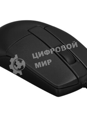 Мышь проводная A4Tech OP-335S черный, 1200 dpi, USB, кнопки - 3