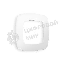 Рамка OMEGA Ecta (Белый матовый) 1-ая OF140121