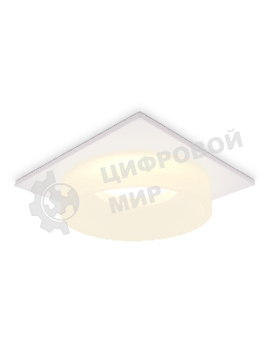Светильник Ambrella light TN1314 SWH/FR белый песок/белый матовый GU5.3 92*92*45
