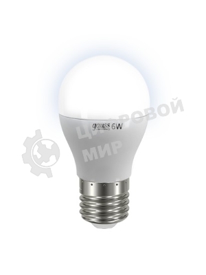 Лампа cветодиодная Gauss LED Elementary Globe 6W E27 4100K арт. 53226