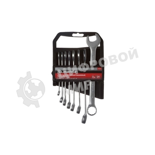 Набор комбинированных ключей Matrix (8-19 мм) 8 шт.