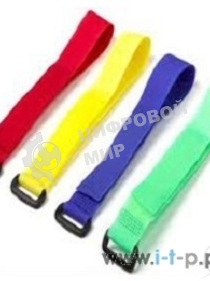 Hyperline WAS-310-GN Хомут-липучка зеленый 310мм