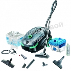 Моющий пылесос Thomas DRYBOX AMFIBIA FAMILY черный/бирюзовый, 325/1700Вт, уборка влажная/сухая, пылесборник контейнер 2.6 л