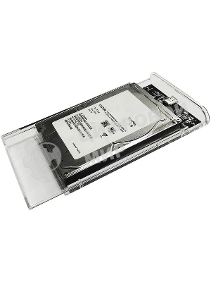 Внешний корпус для HDD/SSD AgeStar 3UB2P6C SATA III пластик прозрачный 2.5