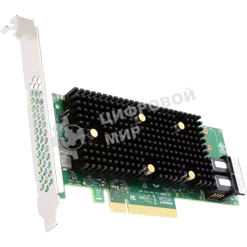 Контроллер MegaRAID 9440-8i SGL (05-50008-02), PCIe 3.1 x8 LP, SAS/SATA/NVMe, RAID 0,1,5,6,10,50,60, 8port(2 * int SFF8643), 3408 IOC