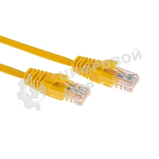 Патч-корд U/UTP Rexant cat.5e, RJ45-RJ45, 26AWG, LSZH, желтый, 0,3м